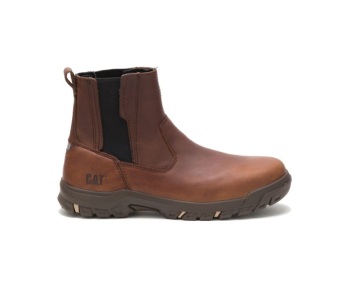 Caterpillar Work Boots South Africa Abbey Steel Toe Brown - Cat Boots For Women - AB1479563